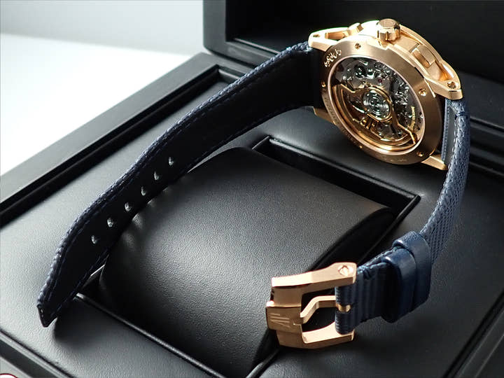 オーデマピゲ CODE 11.59 バイ オーデマ ピゲ クロノグラフ Ref.26393OR.OO.A028CR.01 ピンクゴールド スモークブルーラッカー文字盤