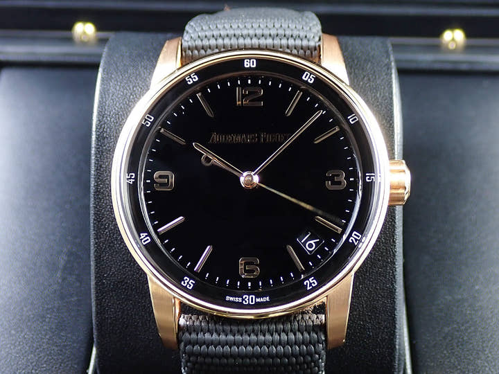 オーデマピゲ CODE 11.59 バイ オーデマ ピゲ Ref.15210OR.OO.A002CR.01 ピンクゴールド ブラック文字盤