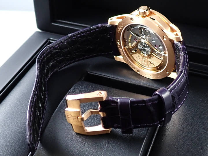 オーデマピゲ CODE 11.59 バイ オーデマ ピゲ Ref.15210OR.OO.A616CR.01 ピンクゴールド パープル文字盤