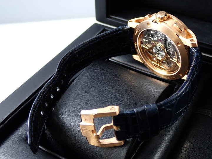 オーデマピゲ CODE 11.59 バイ オーデマ ピゲ クロノグラフ Ref.26393OR.OO.A028CR.01 ピンクゴールド スモークブルーラッカー文字盤