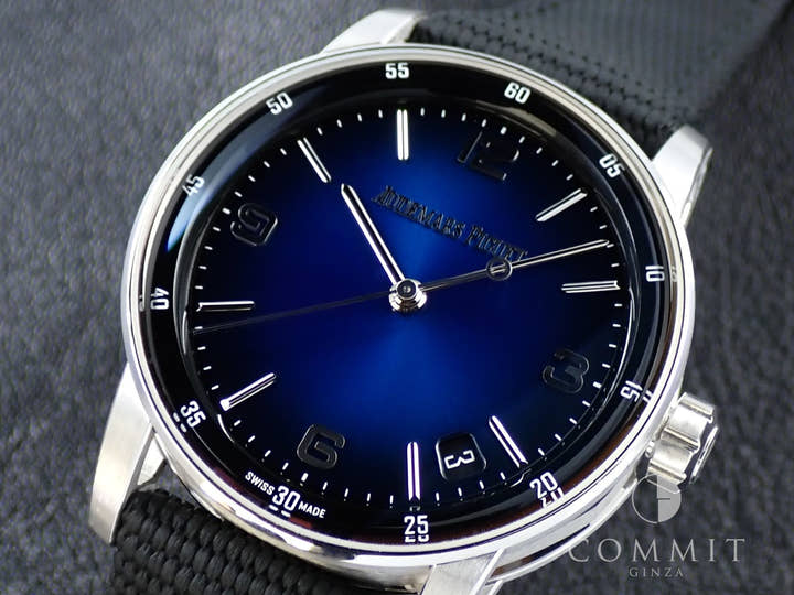 オーデマピゲ CODE 11.59 バイ オーデマ ピゲ Ref.15210BC.OO.A002KB.01 ホワイトゴールド スモークブルーラッカー文字盤