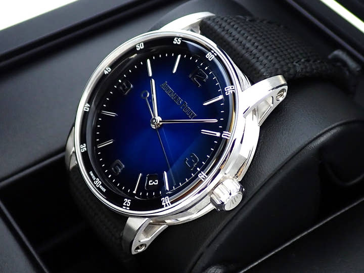 オーデマピゲ CODE 11.59 バイ オーデマ ピゲ Ref.15210BC.OO.A002KB.01 ホワイトゴールド スモークブルーラッカー文字盤