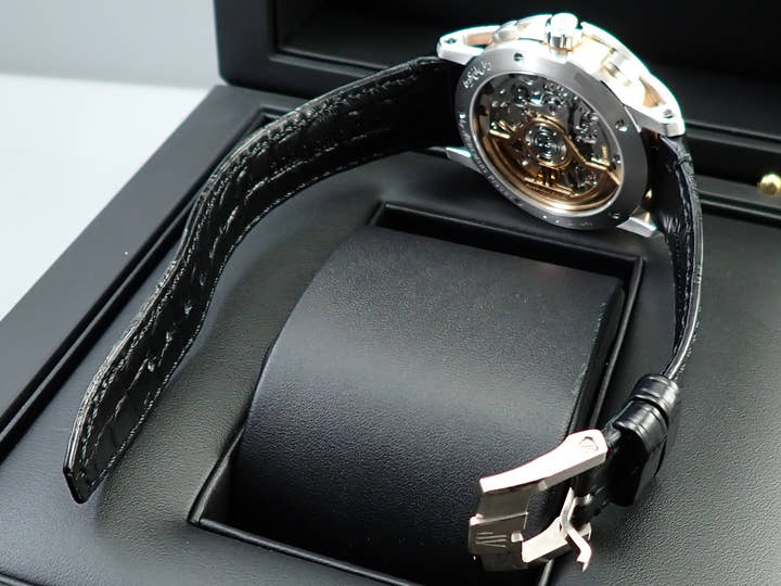 オーデマピゲ CODE 11.59 バイ オーデマ ピゲ クロノグラフ Ref.26393CR.OO.A002CR.01 ピンクゴールド/ホワイトゴールド スモークグレーラッカー文字盤