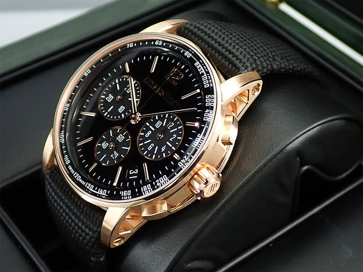 オーデマピゲ CODE 11.59 バイ オーデマ ピゲ クロノグラフ Ref.26393OR.OO.A002KB.01 ピンクゴールド ブラックラッカー文字盤
