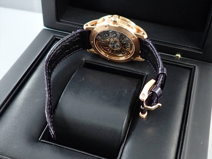 オーデマピゲ CODE 11.59 バイ オーデマ ピゲ クロノグラフ Ref.26393OR.OO.A616VE.01 ピンクゴールド パープル文字盤