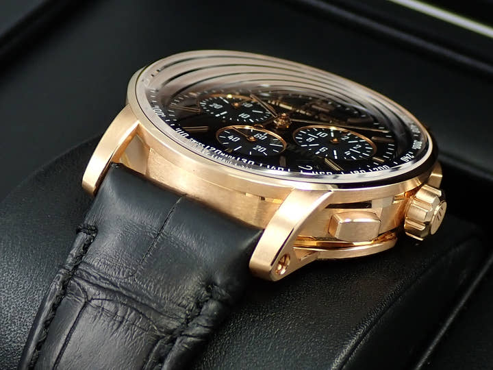 オーデマピゲ CODE 11.59 バイ オーデマ ピゲ クロノグラフ Ref.26393OR.OO.A002CR.01 ピンクゴールド ブラックラッカー文字盤