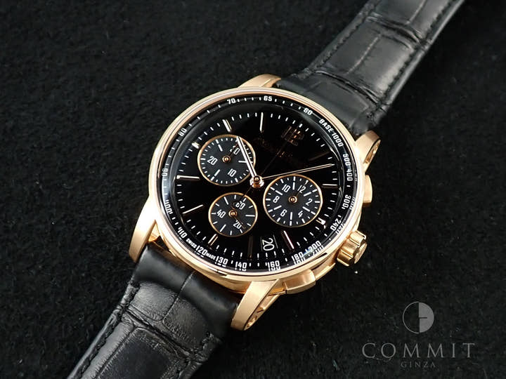 オーデマピゲ CODE 11.59 バイ オーデマ ピゲ クロノグラフ Ref.26393OR.OO.A002CR.01 ピンクゴールド ブラックラッカー文字盤