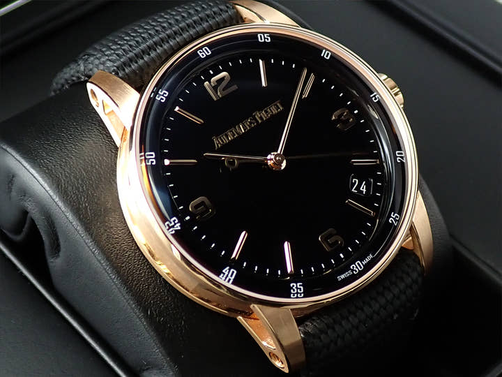 オーデマピゲ CODE 11.59 バイ オーデマ ピゲ Ref.15210OR.OO.A002KB.01 ピンクゴールド ブラック文字盤