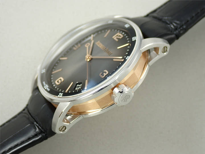 オーデマピゲ CODE 11.59 バイ オーデマ ピゲ Ref.15210CR.OO.A002CR.01 ホワイトゴールド/ピンクゴールド グレーラッカー文字盤