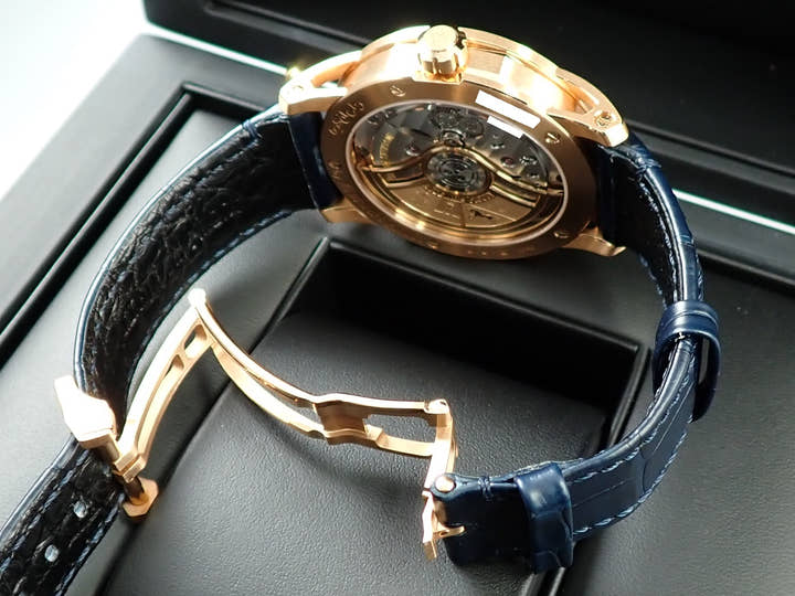 オーデマピゲ CODE 11.59 バイ オーデマ ピゲ Ref.15210OR.OO.A028CR.01 ピンクゴールド スモークブルーラッカー文字盤