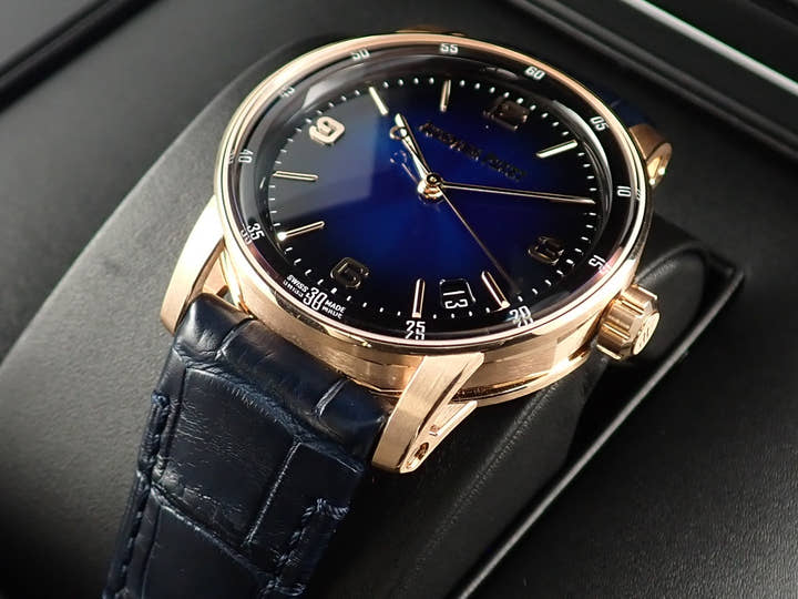 オーデマピゲ CODE 11.59 バイ オーデマ ピゲ Ref.15210OR.OO.A028CR.01 ピンクゴールド スモークブルーラッカー文字盤