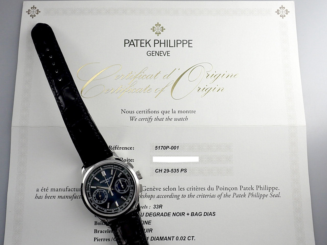 Patek Philippe Complications Chrono &lt;Warranty, Box, etc.&gt;