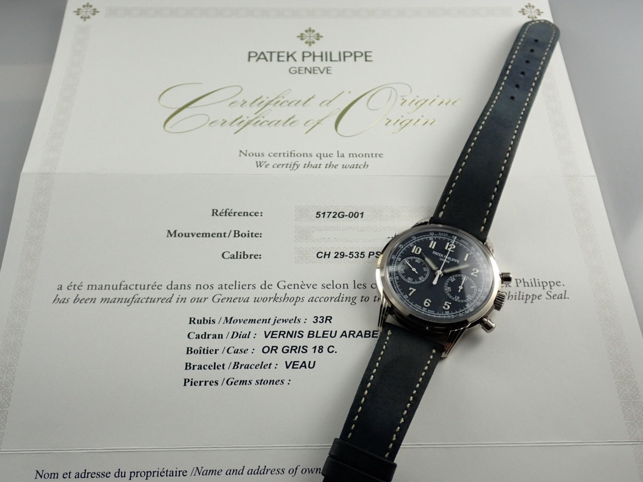 Patek Philippe Complications Chronograph &lt;Warranty, Box, etc.&gt;