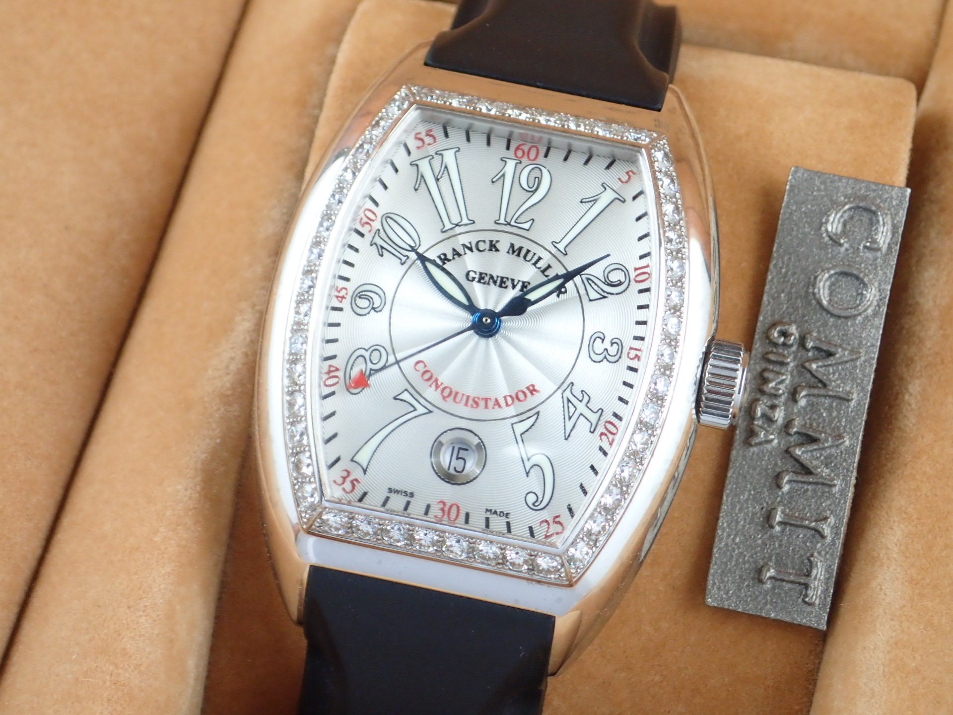 Franck Muller Conquistador Diamond Bezel Ref.8005 SC D 1R