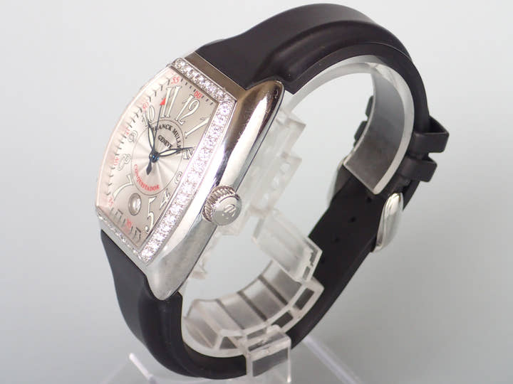 フランクミュラー コンキスタドール Ref.8005SCD1R シルバー文字盤 中古 conquista