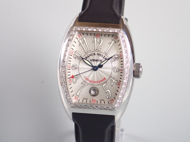 フランクミュラー コンキスタドール Ref.8005SCD1R シルバー文字盤 中古 conquista