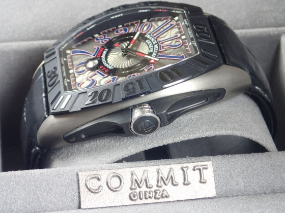フランクミュラー コンキスタドール Ref.9900SCGP ブラック文字盤 中古 conquistador