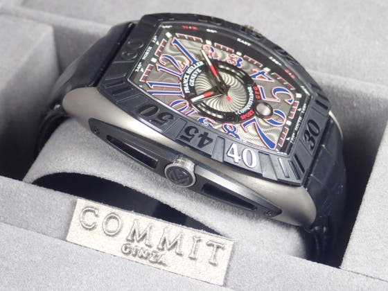 フランクミュラー コンキスタドール Ref.9900SCGP ブラック文字盤 中古 conquistador