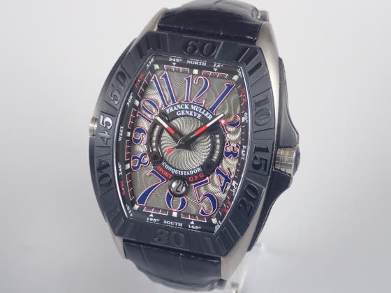 フランクミュラー コンキスタドール Ref.9900SCGP ブラック文字盤 中古 conquistador