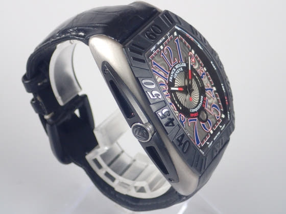 フランクミュラー コンキスタドール Ref.9900SCGP ブラック文字盤 中古 conquistador