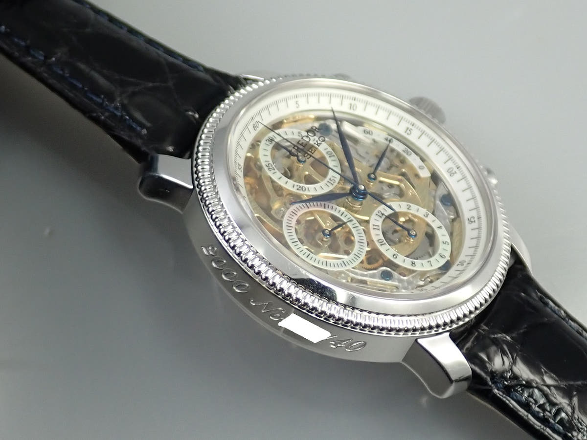 Seiko Credor Mechanical Chronograph 40-piece limited edition Ref.GBBL997 Skeleton &amp; shell in-dial dial Used R5VF5F20