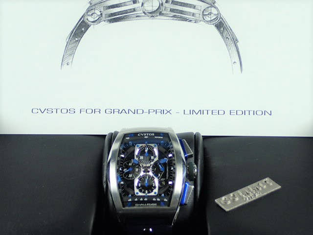 クストス チャレンジ Ref.CHR-GP-BLST ブラック文字盤 中古 cvstos