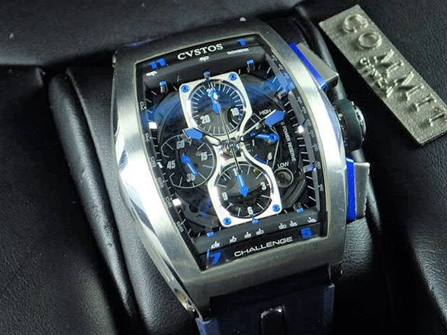 クストス チャレンジ Ref.CHR-GP-BLST ブラック文字盤 中古 cvstos