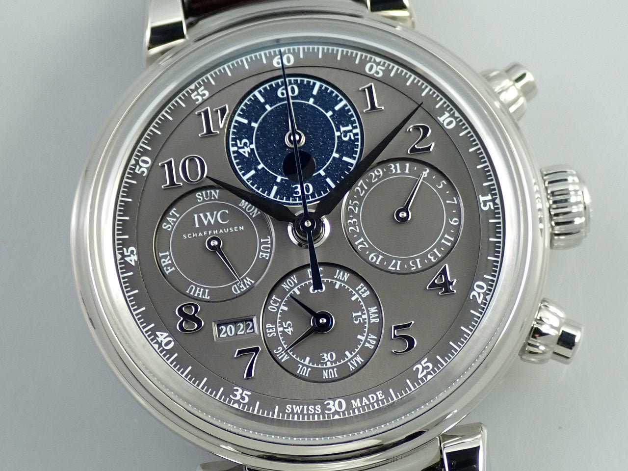 IWC ダヴィンチ パーペチュアル カレンダー クロノグラフ Ref.IW392103 SS グレー文字盤