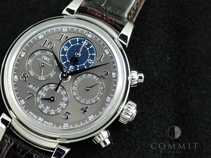 IWC ダヴィンチ パーペチュアル カレンダー クロノグラフ Ref.IW392103 グレー文字盤 美品 442A176T
