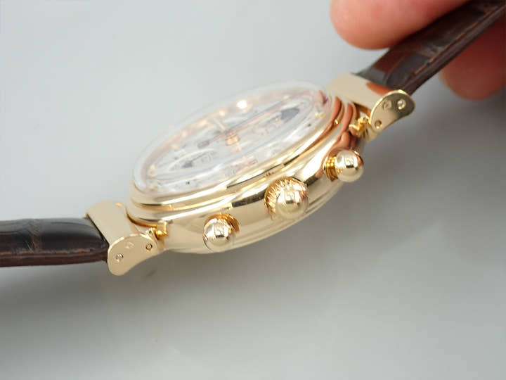 IWC ダ ヴィンチ パーペチュアルカレンダー クロノグラフ ラトラパンテ Ref.3754-003 ホワイト文字盤 中古 KF552710