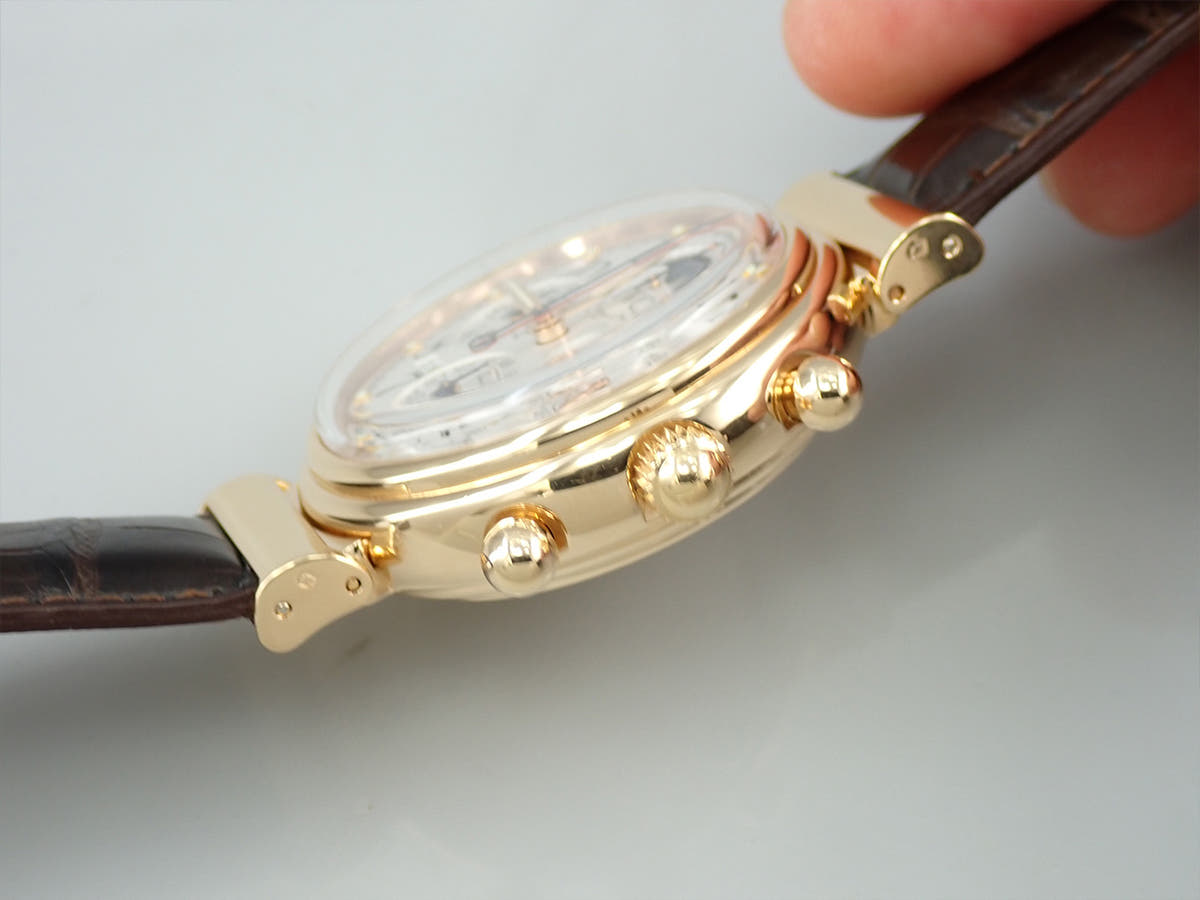 IWC ダ ヴィンチ パーペチュアルカレンダー クロノグラフ ラトラパンテ Ref.3754-003 ホワイト文字盤 中古 KF552710