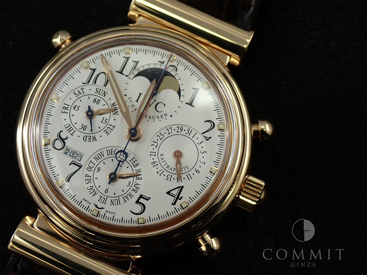 IWC ダ ヴィンチ パーペチュアルカレンダー クロノグラフ ラトラパンテ Ref.3754-003 ホワイト文字盤 中古 KF552710