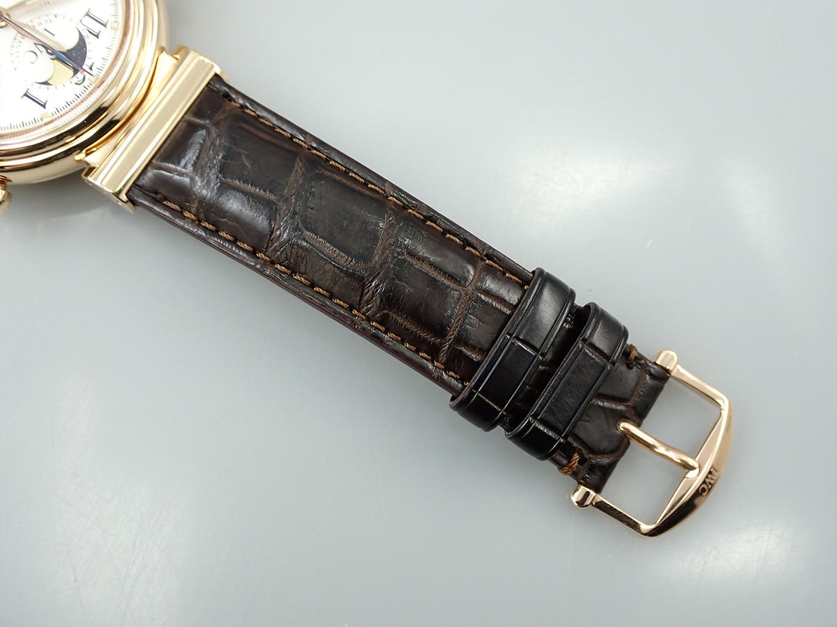 IWC ダ ヴィンチ パーペチュアルカレンダー クロノグラフ ラトラパンテ Ref.3754-003 ホワイト文字盤 中古 KF552710