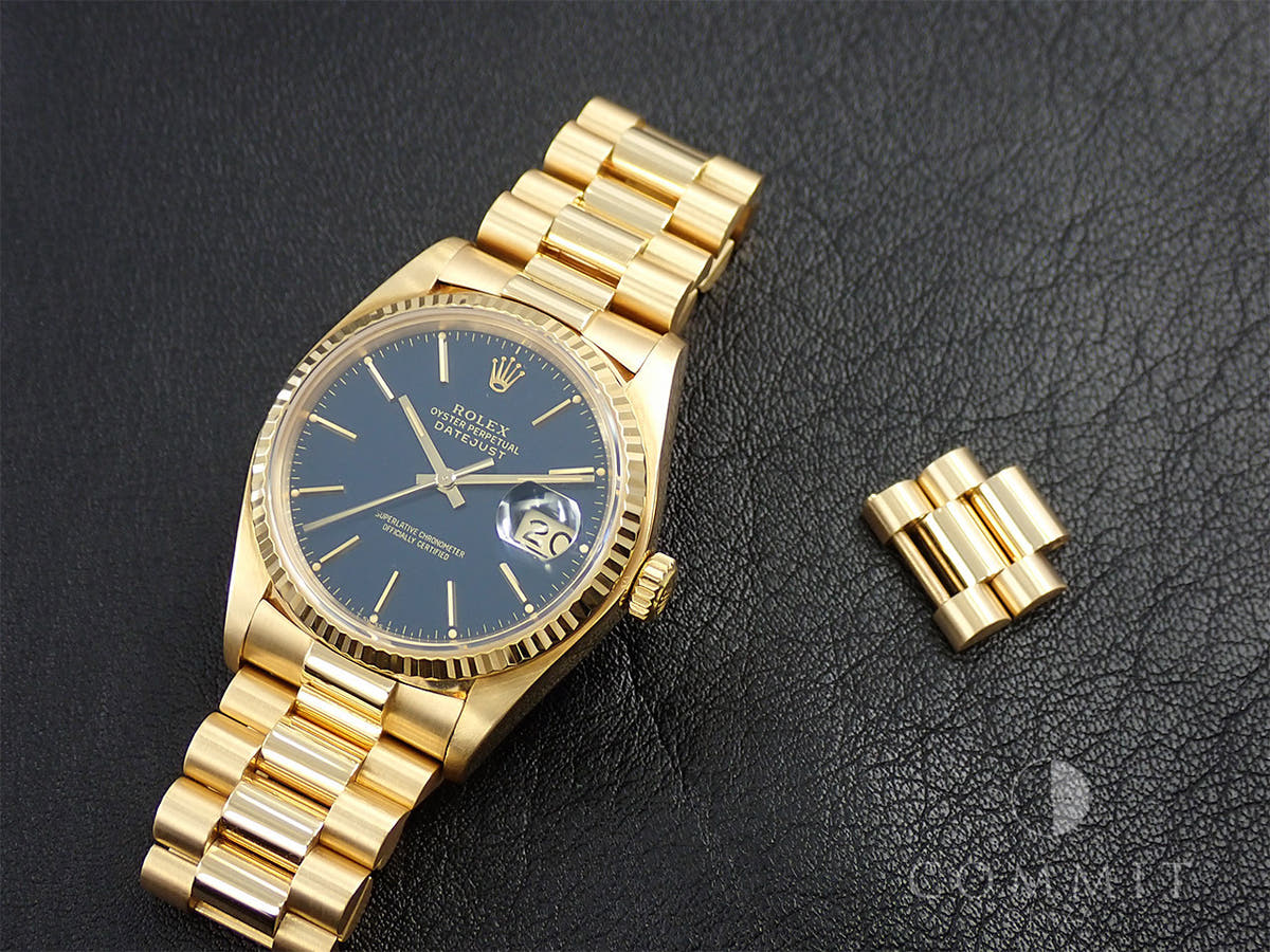 ロレックス デイトジャスト Ref.16018 ブルー文字盤 中古 6WS60H5Z
