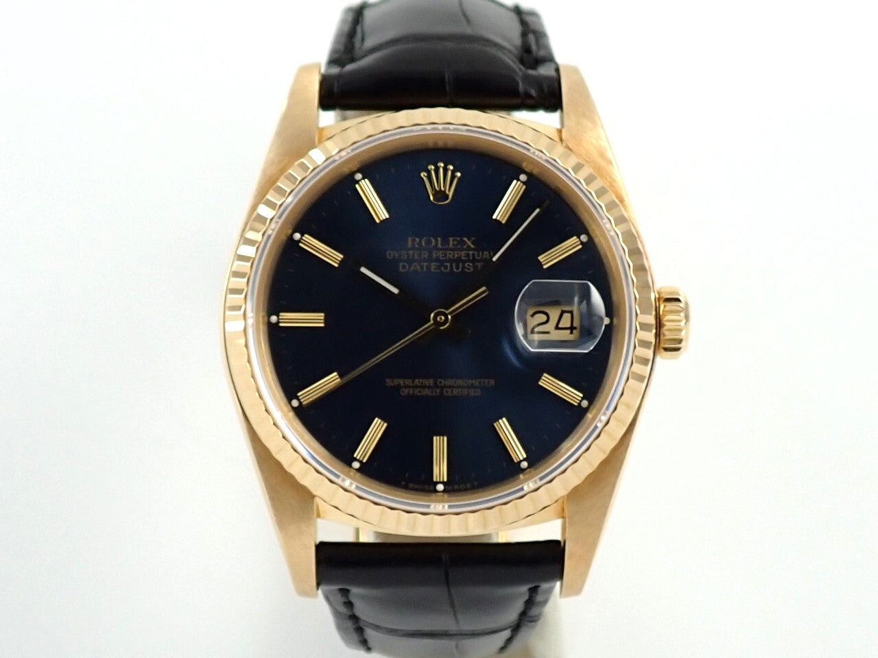 ロレックス デイトジャスト 16018 ブルー 美中古 R7830148 ロレックス デイトジャスト 16018 ブルー 美中古 R7830148