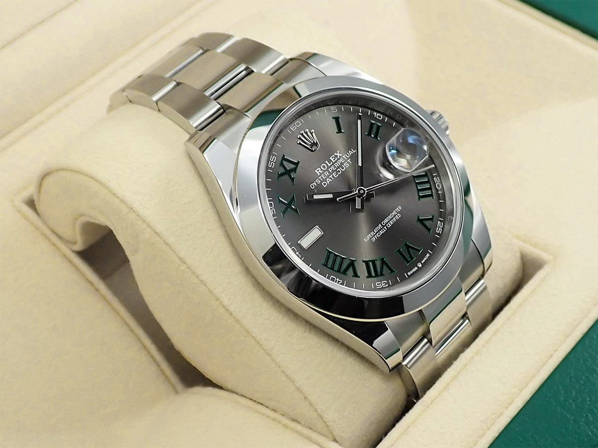 ロレックス デイトジャスト41 Ref.126300 スレートローマン文字盤 中古 VYZM4340