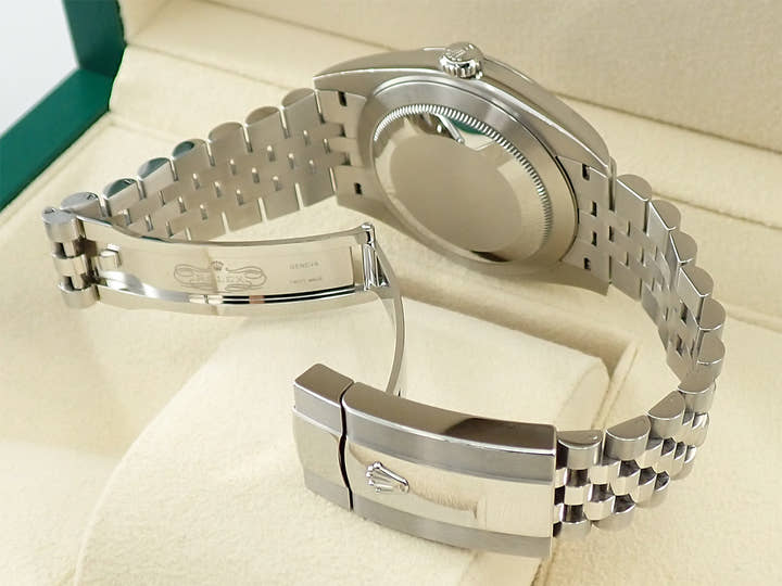 ロレックス デイトジャスト41 Ref.126300 ステンレススチール アズーロブルー文字盤 ジュビリーブレスレット