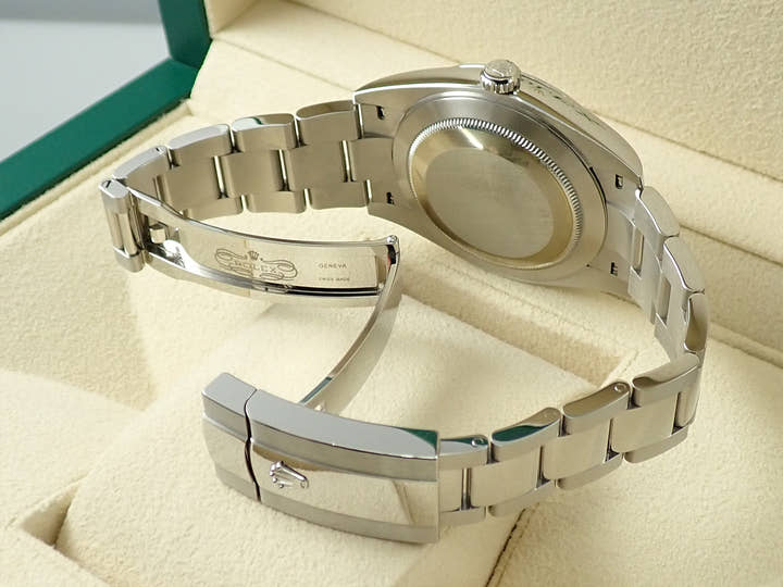 ロレックス デイトジャスト41 Ref.126300 ステンレススチール スレートローマン文字盤 オイスターブレスレット