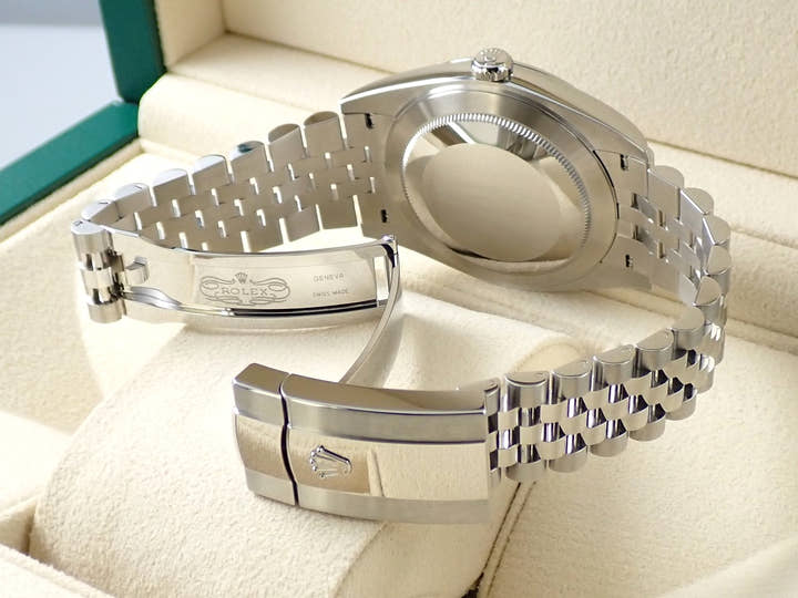 ロレックス デイトジャスト41 Ref.126300 ステンレススチール アズーロブルー文字盤 ジュビリーブレスレット