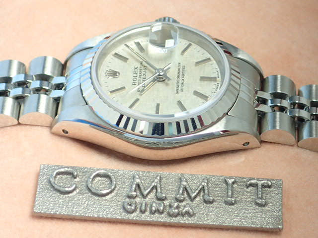 ロレックス デイトジャスト Ref.69174 シルバーモザイク文字盤 中古 datejust-100 ジュビリーブレスレット