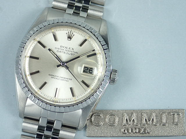 ロレックス デイトジャスト Ref.1603 シルバー文字盤 中古 datejust-101