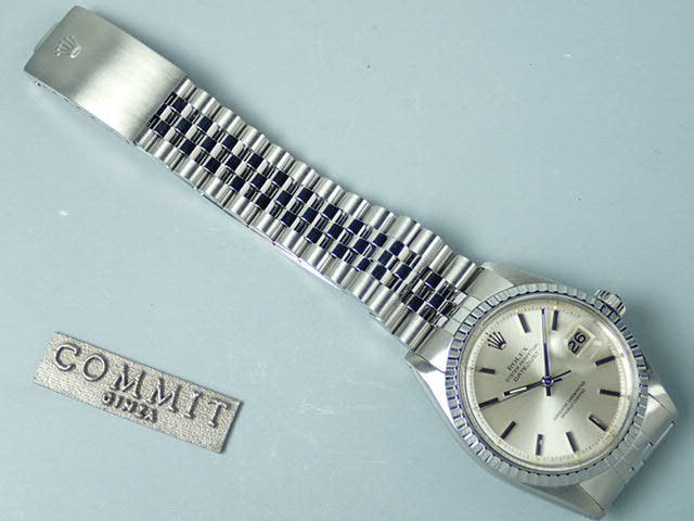 ロレックス デイトジャスト Ref.1603 シルバー文字盤 中古 datejust-101