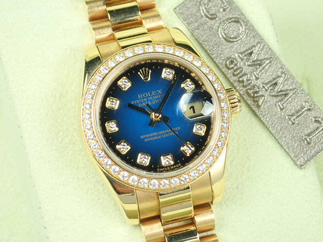 Rolex Datejust Ref.179138 Blue Gradient Dial Used datejust-107