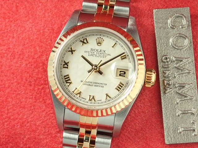 Rolex Datejust Pyramid Roman Ladies