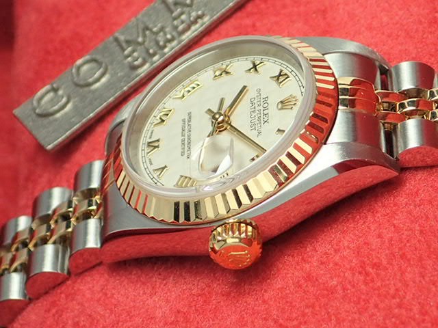 Rolex Datejust Pyramid Roman Ladies