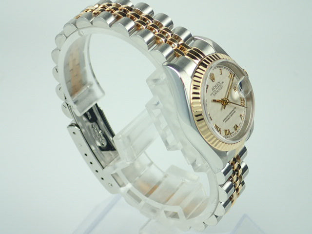 Rolex Datejust Pyramid Roman Ladies