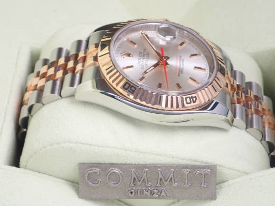 ロレックス デイトジャスト Ref.116261 シルバー文字盤 中古 datejust-10 ジュビリーブレスレット
