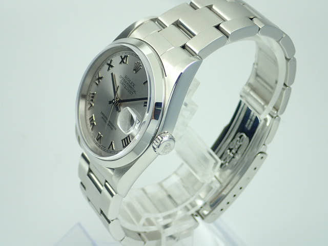 ロレックス デイトジャスト Ref.16200 シルバーローマンインデックス文字盤 中古 datejust-111