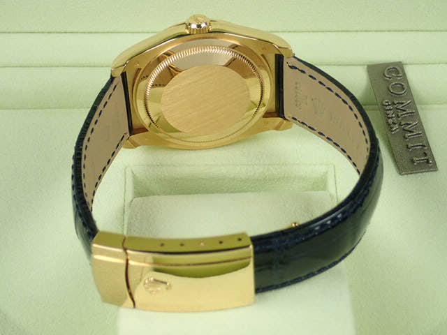 ロレックス デイトジャスト Ref.116138 シャンパン文字盤 中古 datejust-112 革ベルト
