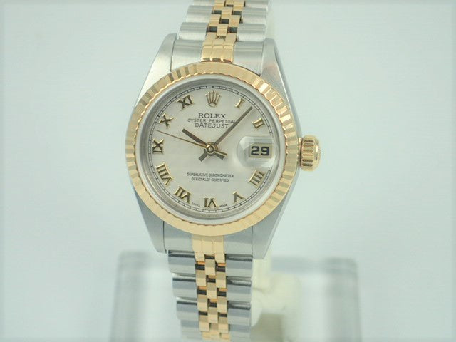 Rolex Datejust Pyramid Roman Ladies